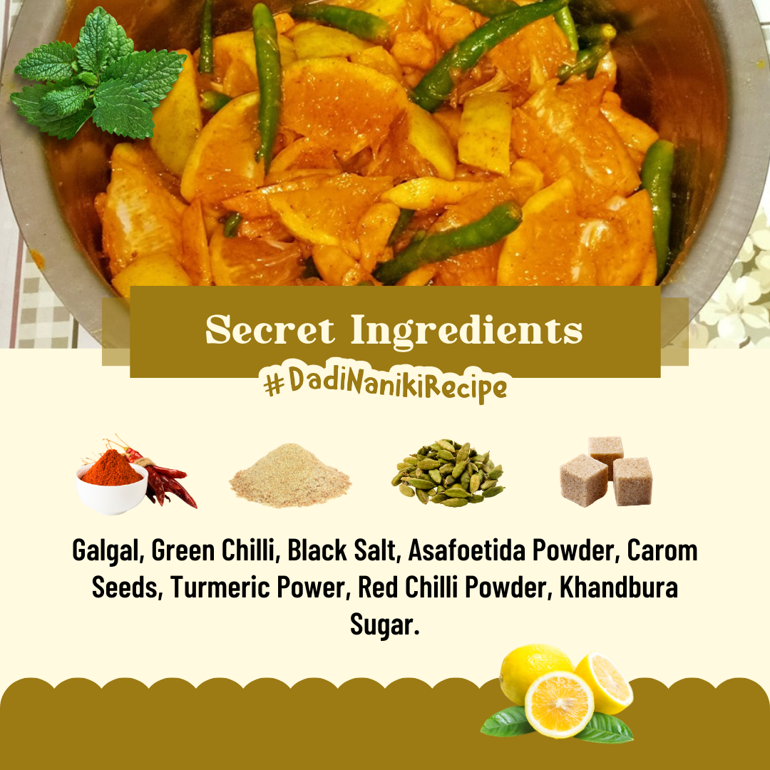 Galgal Green Chilli Mixed Pickle | Homemade Galgal Ka Achaar with Green Chilies