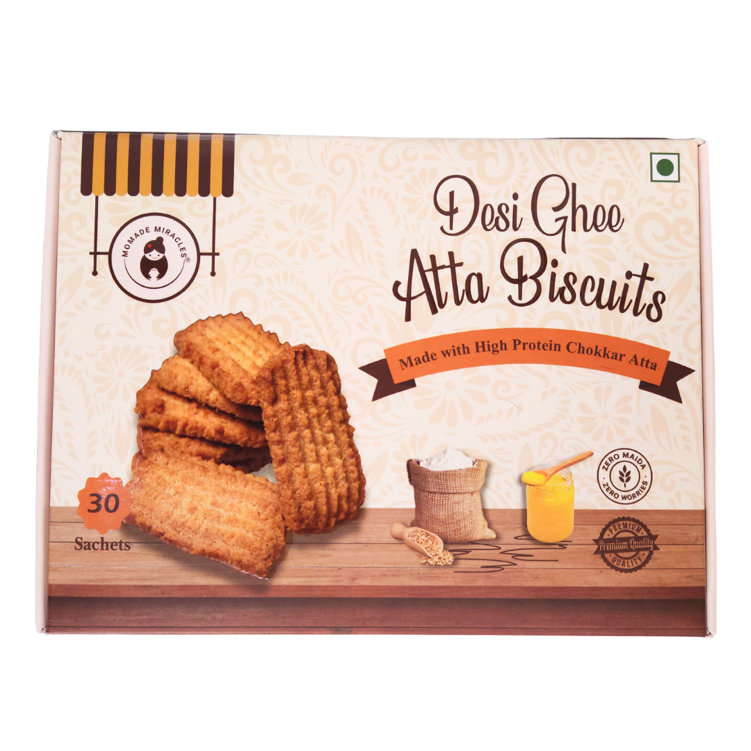Desi Ghee Atta Biscuits | Premium Handmade