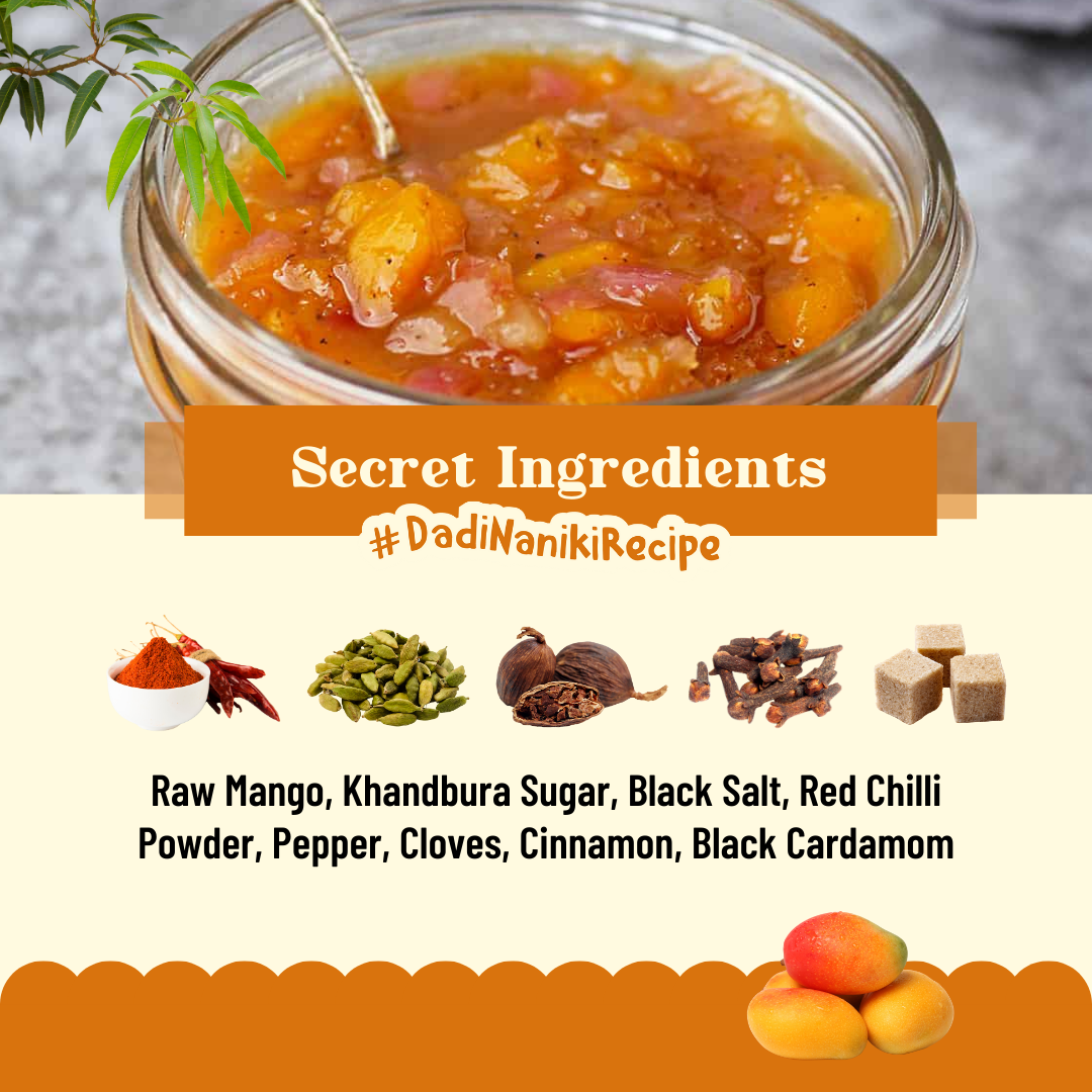 Momade Miracles Raw Mango Chutney | Sweet & Spicy Aam Chunda | Oil Free & All Natural Homemade Mango Jam (800gm)