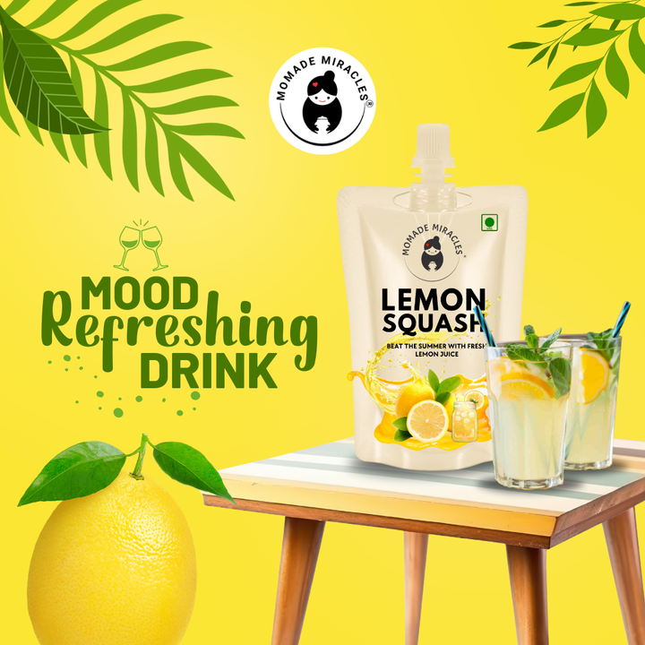 Lemon Squash | Instant Refreshment Beverage | 500ml
