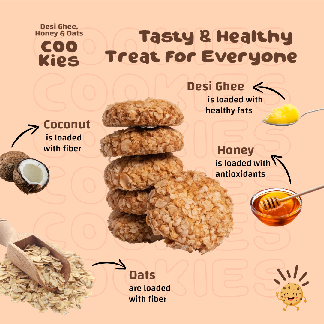 Honey Oats Cookies