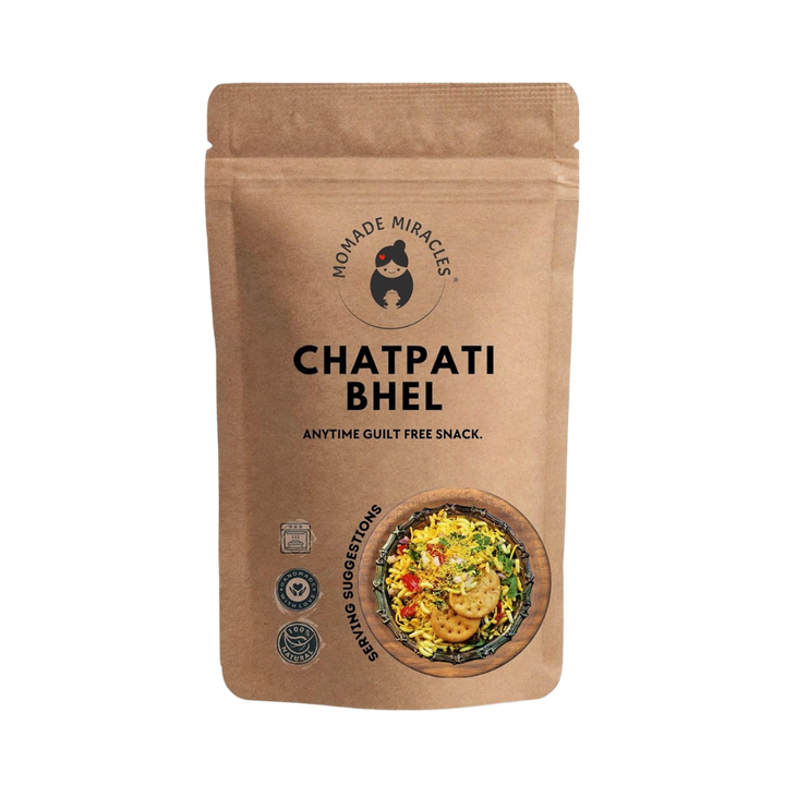 Momade Miracles Chowpati Bhelpuri 180g | Chatpati Bhel Namkeen | Gluten free | Namkeen & Savouries | High Protein Party Snack | Delightfully Ready to Eat Snacks