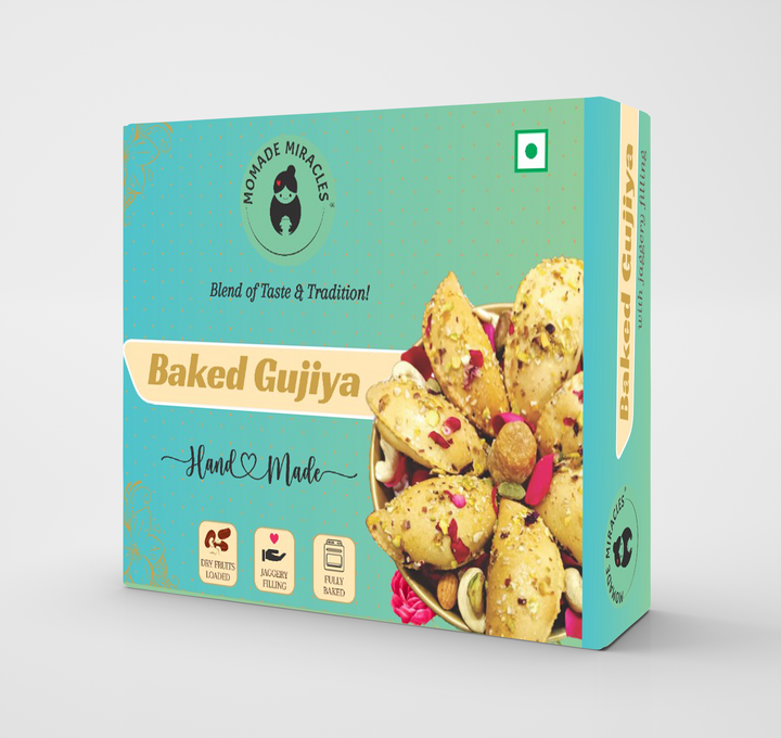baked gujiya with jaggery filling (400gm)